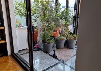 Zamjena otklopne klizne PVC stijene, kliznom stijenom