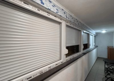 Zatvaranje terase PVC okvirima i ALU roletama