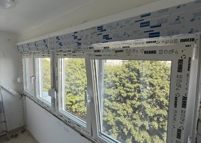 Zatvaranje terase na 4. katu sa PVC stolarijom s troslojnim IZO staklom